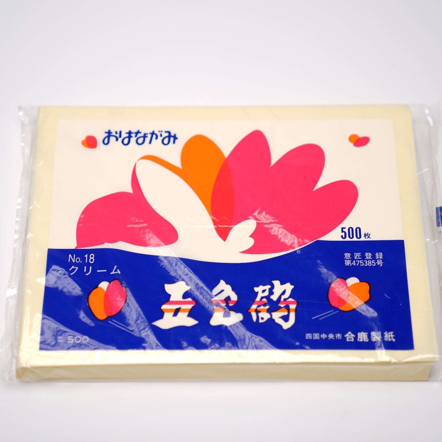 おはながみ　五色鶴