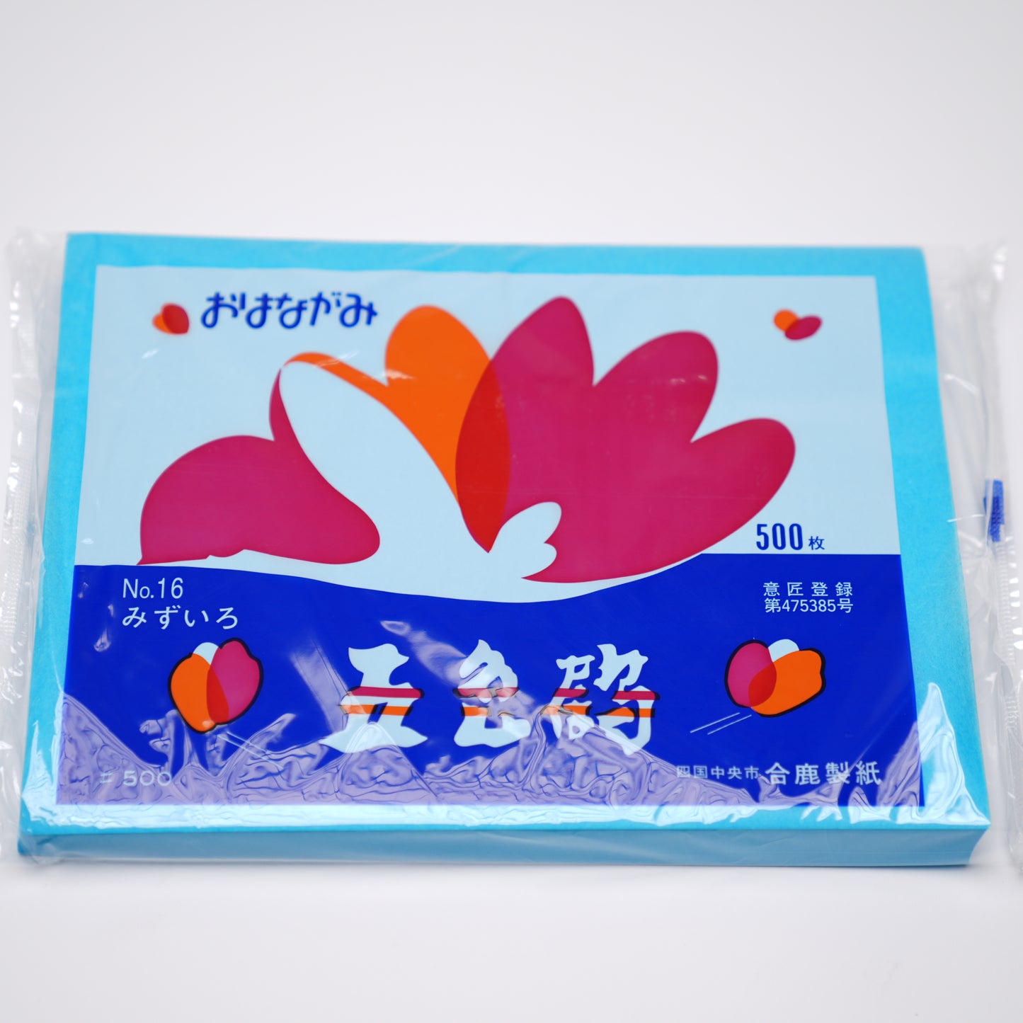 おはながみ　五色鶴