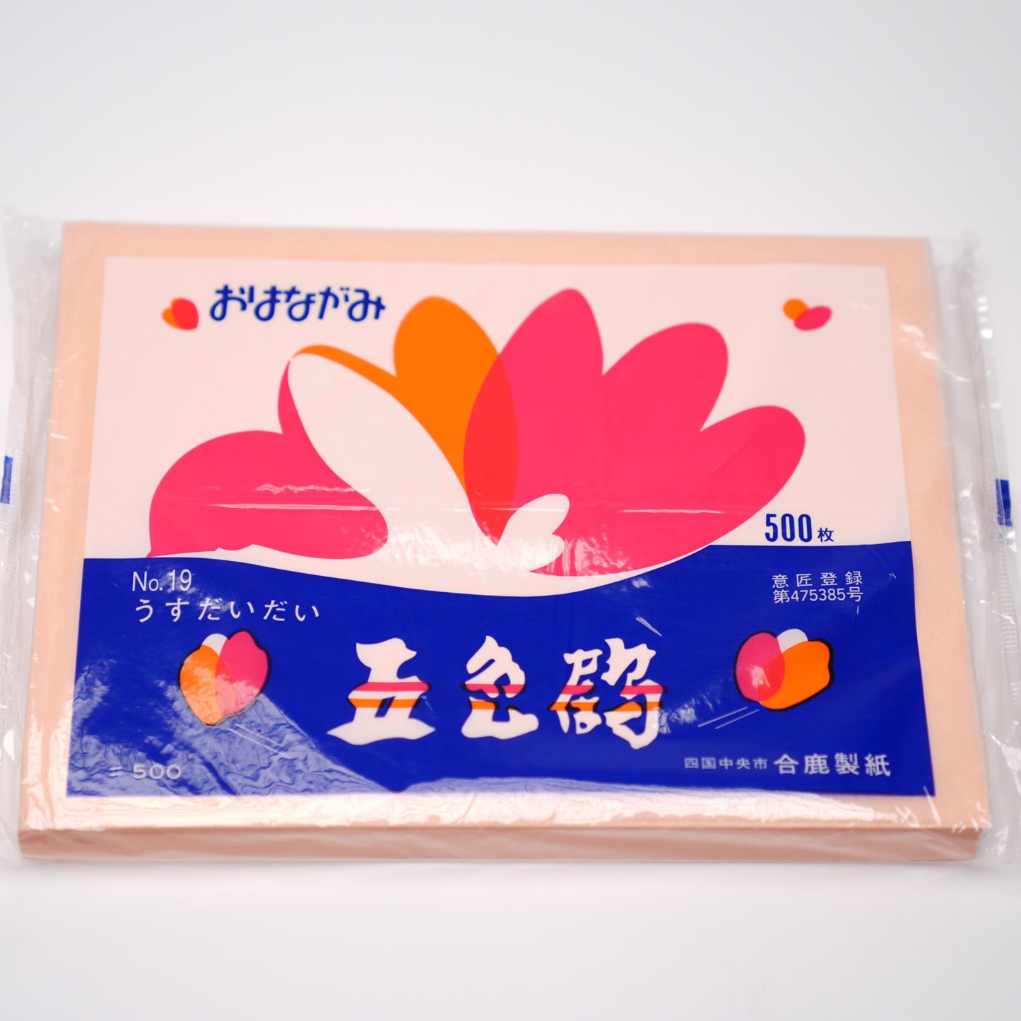 おはながみ　五色鶴